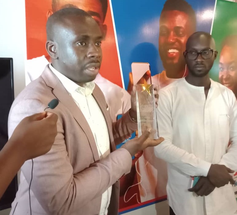 Élue meilleure Fintech en Afrique / Les responsables de UNISKIP présentent leur prix à la presse ivoirienne