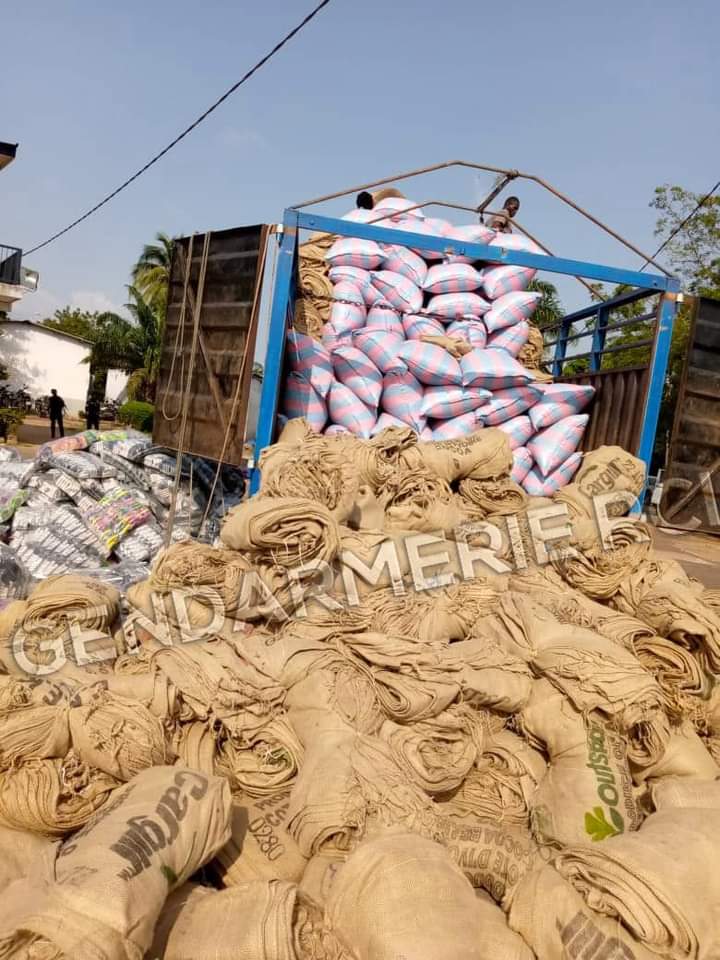 Fuite de capitaux / Un véhicule contenant des tonnes de produits agricoles de contrebande intercepté à Yamoussoukro