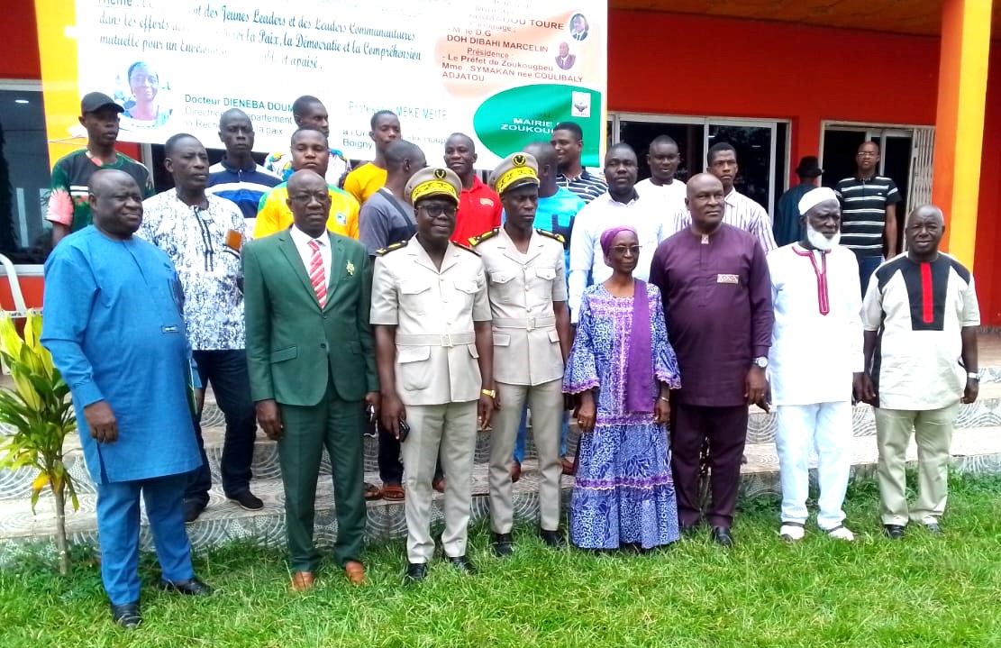 Séminaire de formation à Zoukougbeu / Les présidents de villages et communes s’engagent pour une élection présidentielle sans violence