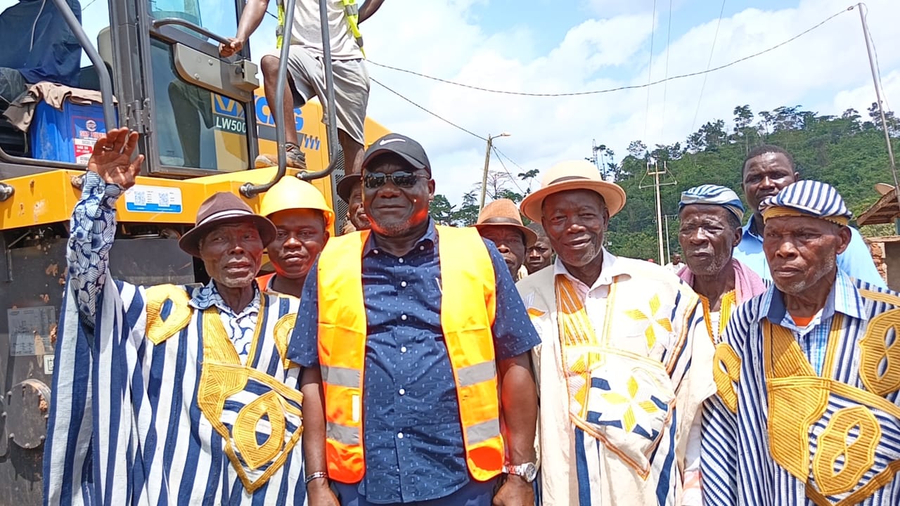 Infrastructures routières à Toulepleu / Un reprofilage lourd lancé pour l'axe Doho-Tambly-Grepleu